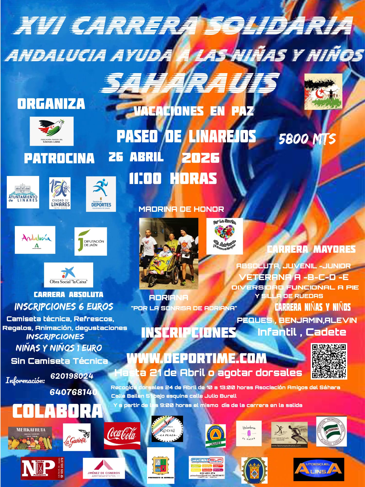 Carrera Solidaria Vacaciones en Paz - Linares